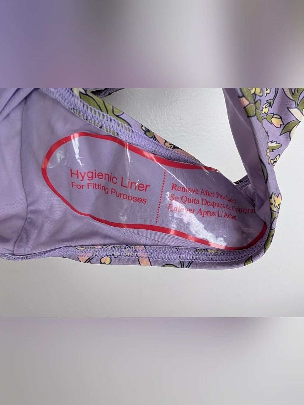 NWT Tory Burch Lilac Garden Medallion Underwire One Piece Swimsuit Size XS New - Picture 7 of 16